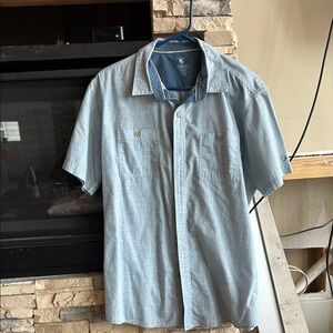Kuhl Men's Sky Blue Casual Button Down Shirt